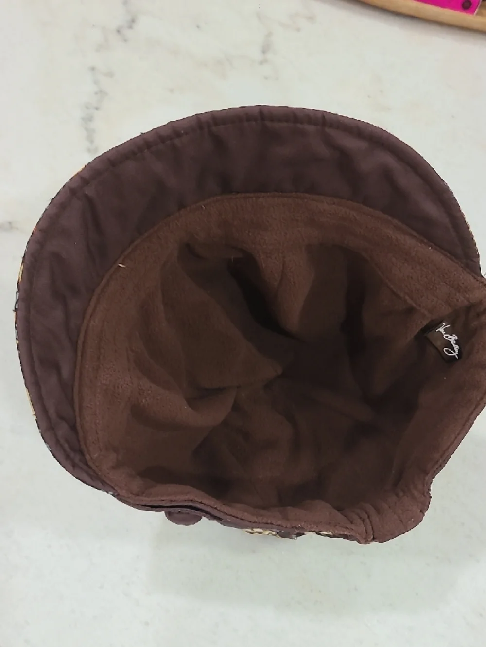 Vera Bradley quilted cap